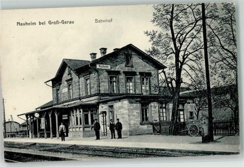 Nauheim 1918 Bahnhof