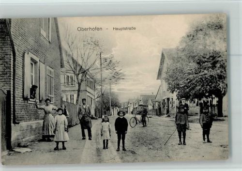 Oberhoffen-sur-Moder Hauptstraße Fahrrad
