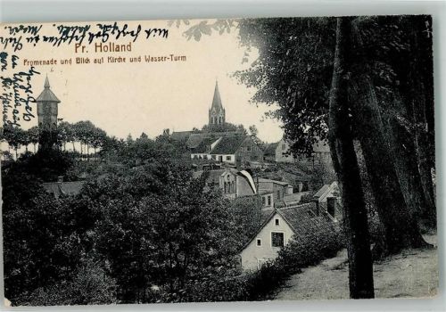 Preußisch Holland Kirche Wasserturm