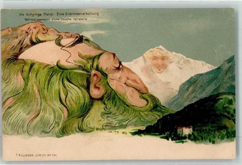 Interlaken 1898 F. Killinger Nr. 104 Die Schynige Platte AK