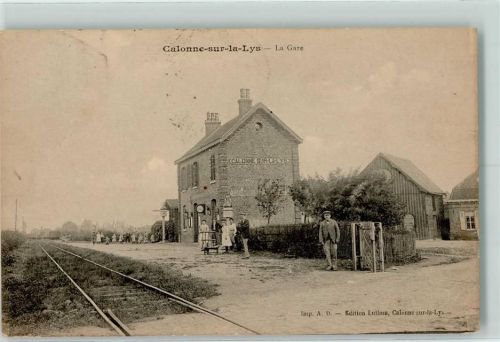 Calonne-sur-la-Lys La Gare Bahnhof