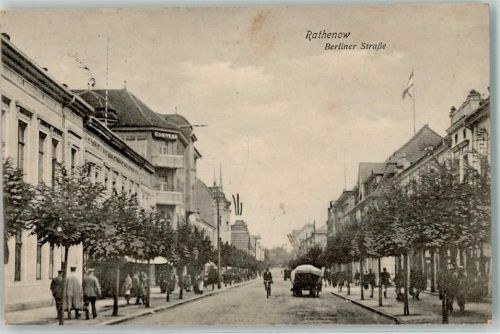Rathenow 1916 Berliner Straße