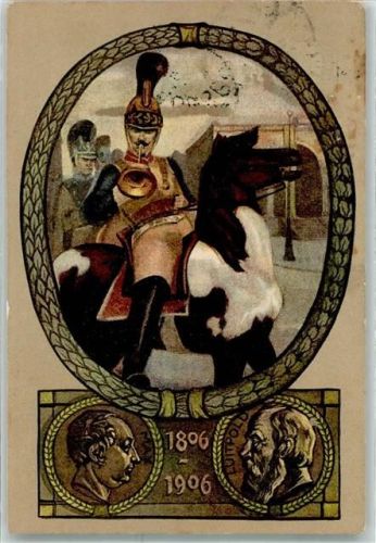 Augsburg 1911 Zu Gunsten des Sanatoriums für Lungenkranke aus dem Mittelstande am Haunstein Trompeter Max Luitpold Ort lt. Stempel