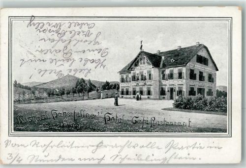 Hall 1912 Michael Haberfellner Hotel u. Cafe Restaurant Scheiblingstein