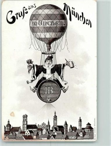 München 1900 Gruss aus Münchner Kindl Zieher, Ottmar AK