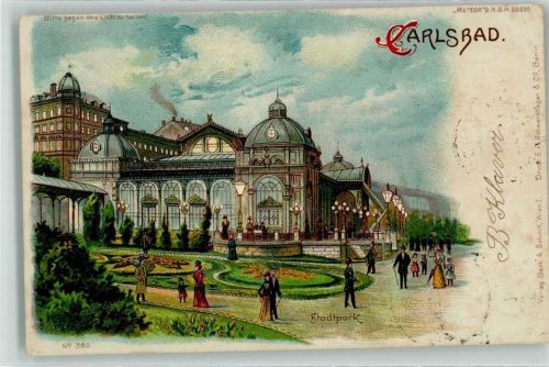 Karlovy Vary 1904 Stadtpark Nr 380