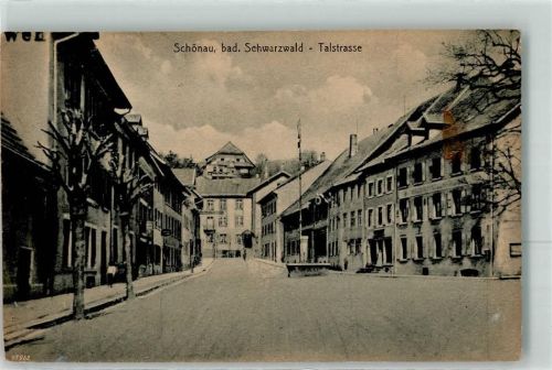 Schönau Talstraße Inflationsporto 10 Reichsmark