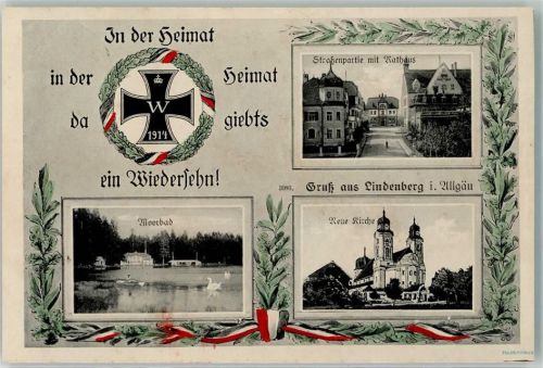 Lindenberg Eisernes Kreuz Moorbad Neue Kirche Rathaus