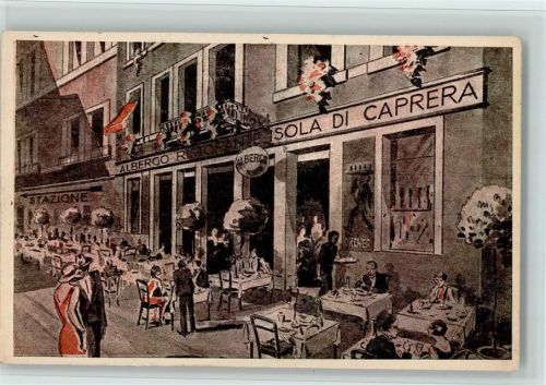 Venezia 1940 Albergo Ristorante Sola di Caprera , gute Erhaltung AK