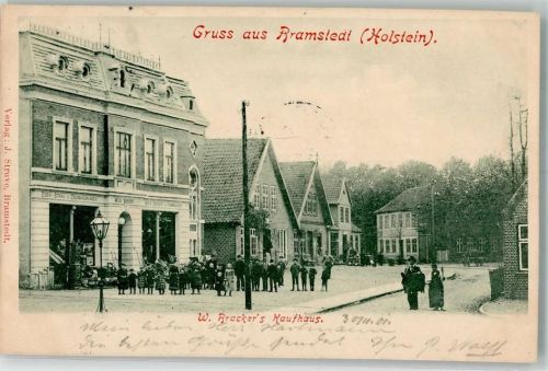 Bad Bramstedt 1901 Kaufhaus Bracker