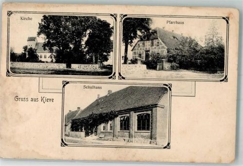 17209 O2071 Kieve - Kirche Pfarrhaus Schule