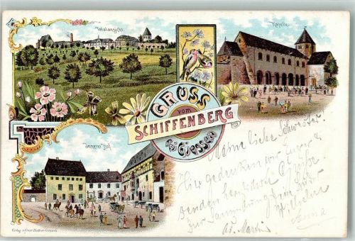 Schiffenberg 1898 Kapelle Innerer Hof