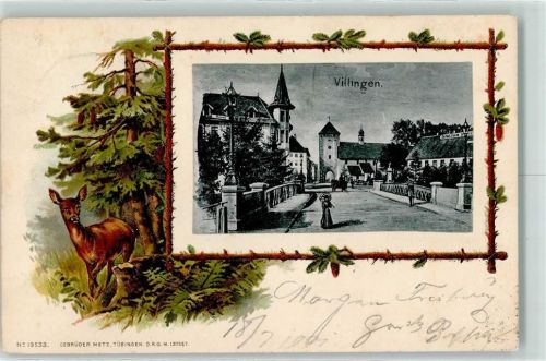 Villingen 1901 Reh Riettor