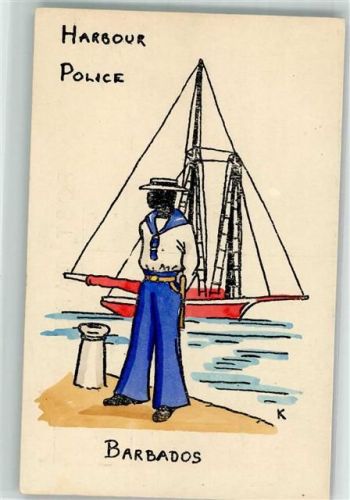 Barbados Hafen Polizei Harbour Police Segelschiff