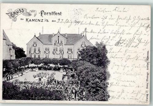 Kamenz 1899 Forstfest Festschmuck
