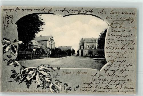 Marne 1901 Ortsstraße