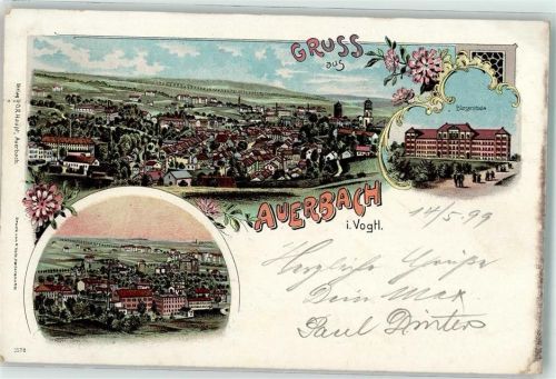 Auerbach 1899 Bürgerschule