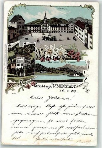 Immenstadt Marktplatz Villa Pauli Kleiner alpsee Edelweiß