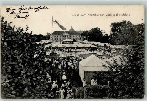 Naumburg 1907 Naumburger Mädchenkirschfest Foto AK