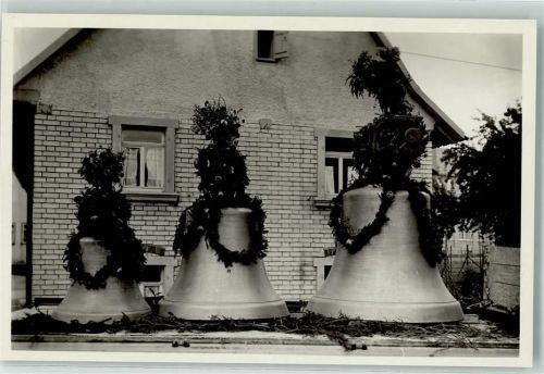 Onstmettingen Glockenweihe 1928 Drei Kirchenglocken