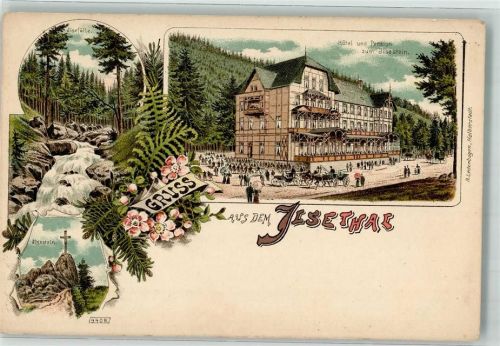 Ilsenburg Ilsefälle Hotel Pension Zum Ilsestein Gipfelkreuz