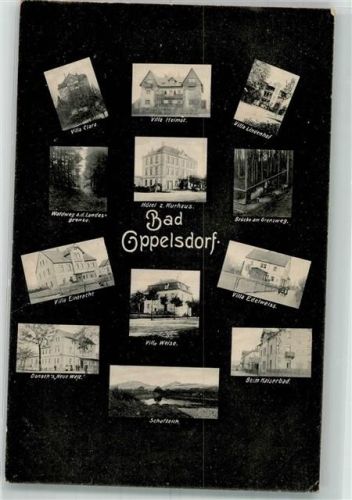 Bad Oppelsdorf Opolno Zdroj 1912 - Mehrbildkarte
