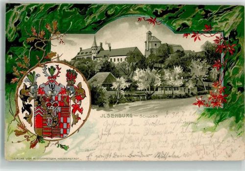 Ilsenburg 1901 Schloß Ilsenburg Wappen