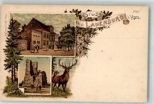 Stecklenberg Hirsch Hirschkuh Lauenburg Gasthaus zur Lauenburg