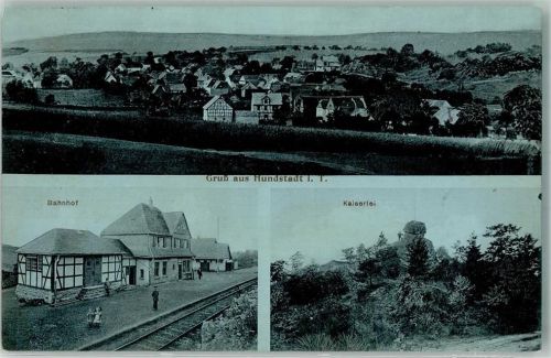 Hundstadt Bahnhof Kaiserlei Bahnpost Neilburg-
