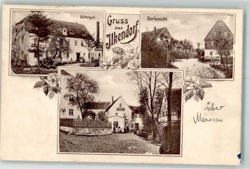 Ilkendorf 1908 Rittergut Dorfstraße