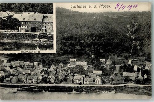 Kattenes 1911 Gasthaus Gries Mosel