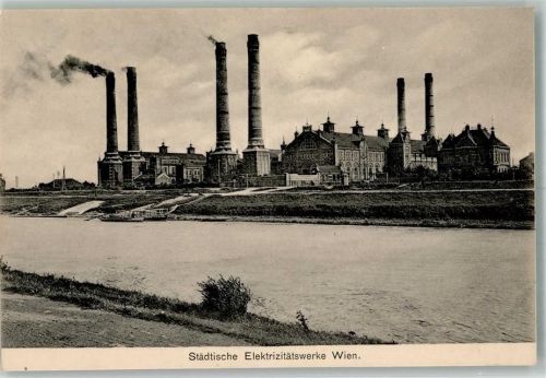 Wien 1910 Fabrik Städtische Elektrizitätswerke