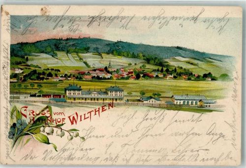 Wilthen 1905 Bahnhof Wilthen