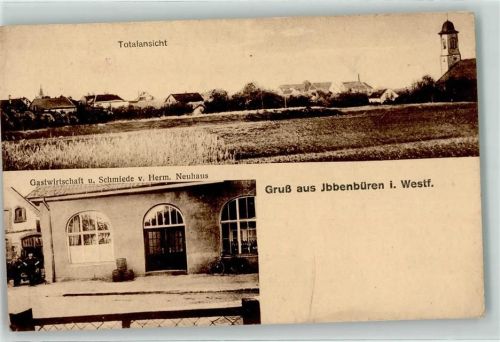 Ibbenbüren Gasthaus u. Schmiede v. Herm. Neuhaus