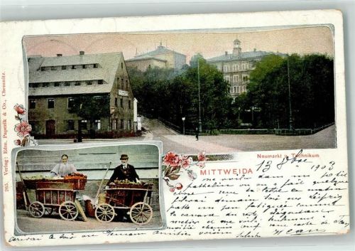Mittweida 1903 Neumarkt Technikum