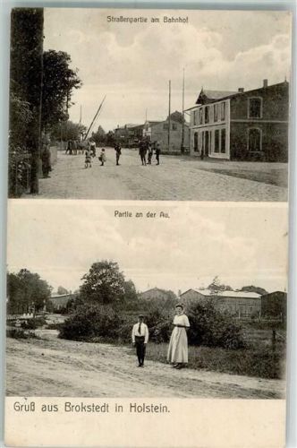 Brokstedt 1917 An der Au Am Bahnhof