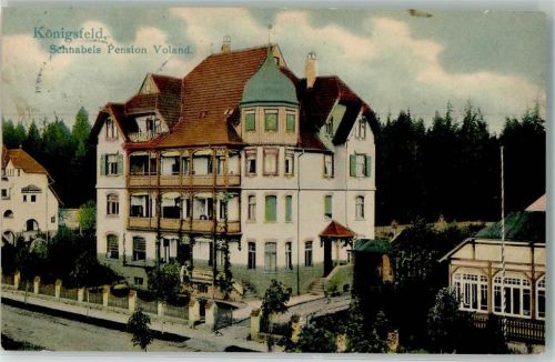 Königsfeld 1912 Pension Voland Villa Schnabel