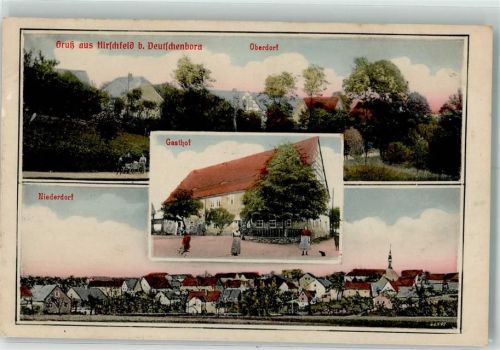 Deutschenbora 1917 Hirschfeld Oberdorf Gasthaus