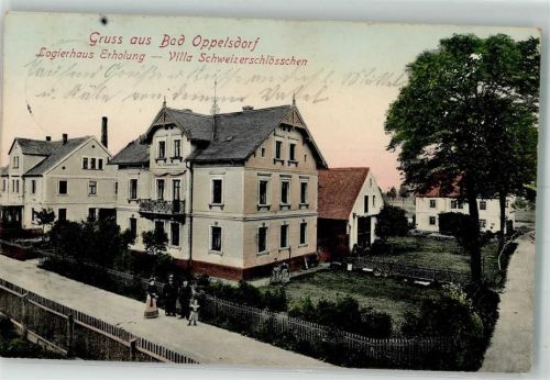 Bad Oppelsdorf Opolno Zdroj 1912 - Logierhaus Erholung Villa Schweizerhäuschen