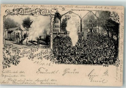 Bad Hersfeld 1902 Lullusfest Bruder Loll Mit Siegelmarke