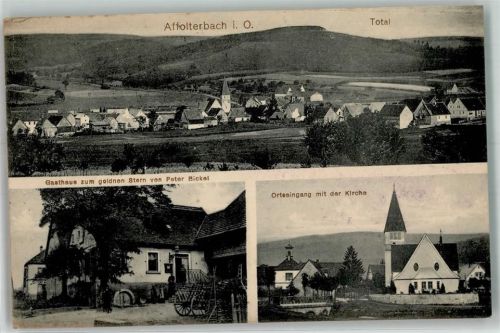 Affolterbach 1920 Gasthaus zum goldnen Stern