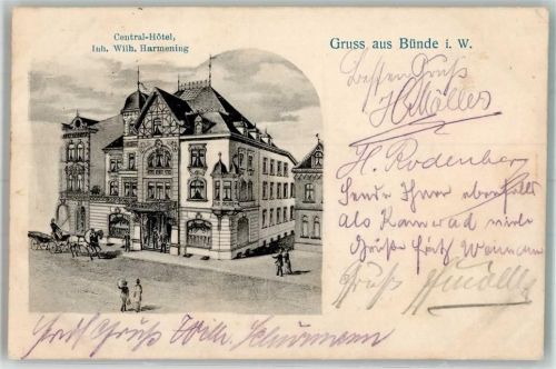 Bünde 1899 Central-Hotel