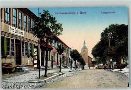 Benneckenstein 1918 Bergstraße Gasthaus Schilling