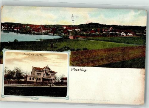 Weßling Gasthaus Seehof Windrad