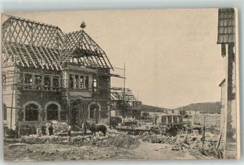 Binsdorf Entstehung Neu-Binsdorf Baustelle
