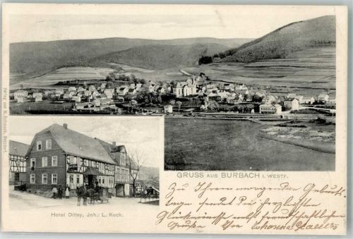 Burbach 1905 Hotel Diltey