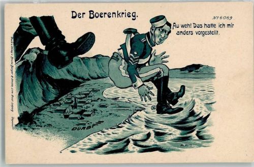 1900 Boerenkrieg Karikatur Verlag Bruno Bürger u. Ottillie Nr. 6069