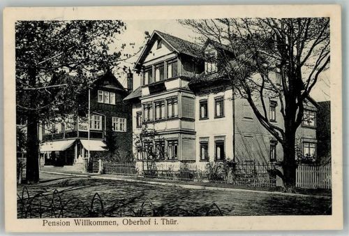 Oberhof 1915 Pension Willkommen