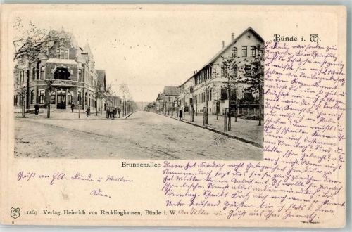 Bünde 1903 Brunnenallee