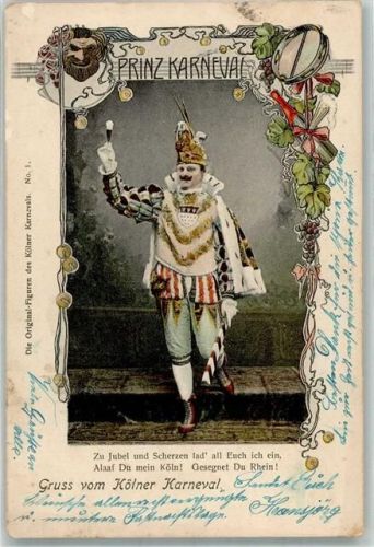 Köln, unsortiert 1905 Prinz Karneval Serie Orginal-Figuren d. Karnevals Nr.1